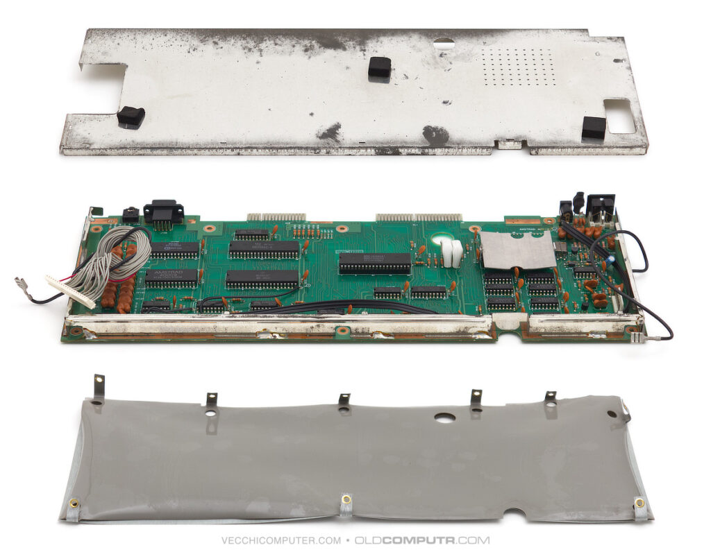 Schneider CPC 464 - motherboard exploded view